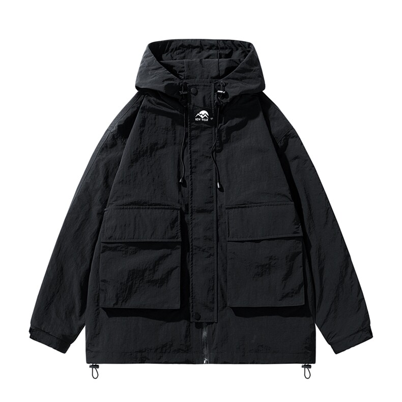 春季新款现货三防户外夹克男连帽冲锋衣外套DSA157B-J93-P60,男装夹克,电商A157B