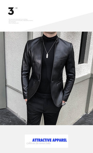 秋冬店主休闲夹克西装单西男士修身 西服 A236-XZ-166-P130图片