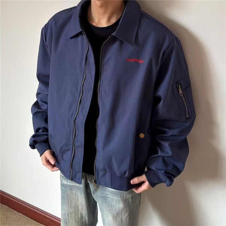 春秋外套ins高街潮牌港风韩版潮流宽松夹克-JK6124-网图,男装夹克,星座1002-2