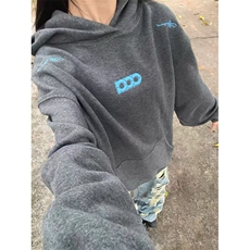 美式刺绣连帽卫衣秋冬潮牌痞帅重磅帽衫设计感情侣杉-WY1087-网图，男装卫衣，星座1002-2
