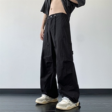 B221美式ins街头hiphop宽松工装休闲裤子LK23122-P65控88，男装休闲裤，电商B221
