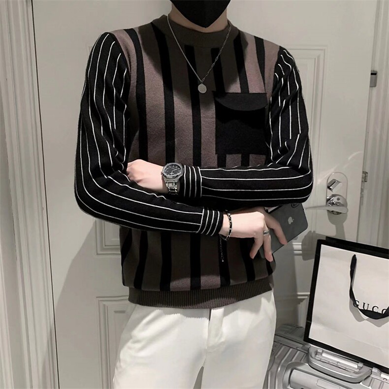 毛衣男韩版潮流口袋毛衣MS203P37,男装针织衫/毛衣,星座1116-2