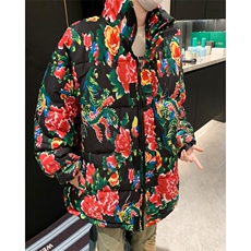 F566P732025新款东北大花棉袄加厚保暖新中式风，男装棉衣，星座512-6