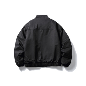 南夏乔装2025冬季新款日系纯色多口袋休闲棉衣复古情侣宽松棉服男图片