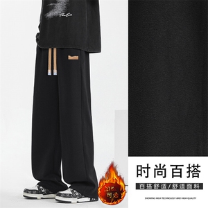 潮牌宽松直筒垂感高街百搭运动休闲长裤子1229-特批27加绒特批32图片
