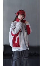 抖音视频截图只展示慎用大货已到机车潮牌棉服77950特P85，男装棉衣，星座226-2
