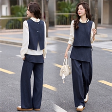 2026春季新款简约时尚休闲四件套裤，女装套装/套裙，美沁