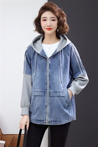女士短外套2024春秋季新款宽松今年流行漂亮爆款小个子牛仔上衣潮图片
