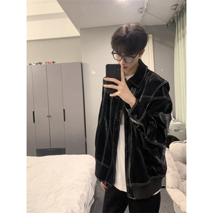 现货不缺货 宽松潮流百搭皮衣 时尚夹克 1209-1-JK17-P108图片