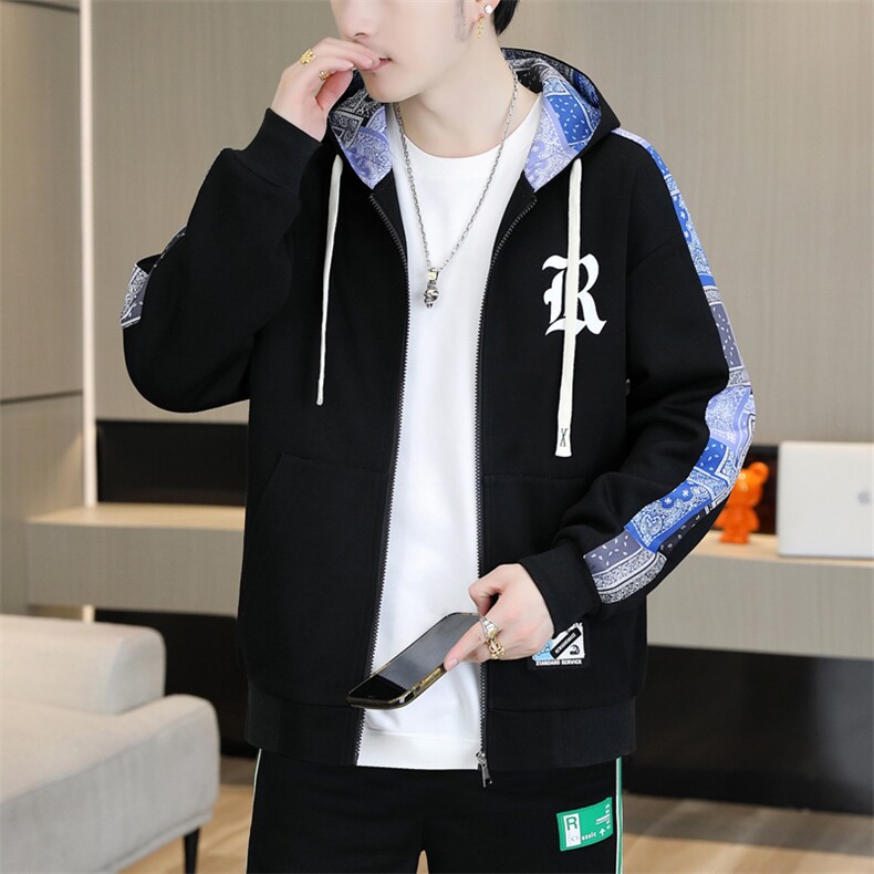 2025新款连帽卫衣男青少年学生休闲卫衣青少年外套男/JK3011-P50，女装短外套，星座1105-2