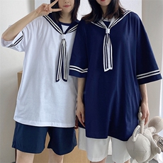 【2025春夏】JK制服海军水手服套装小披肩班服集体服团体服男女，男装休闲套装，星座112A