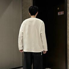 b228-ct2015-P45纯色破洞长袖T恤打底衫，男装T恤，电商A016 (原B228)