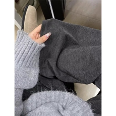 现货软糯休闲裤子宽松bf慵懒风坠感情侣阔腿裤L04088-p35加绒43，男装卫衣，星座1008