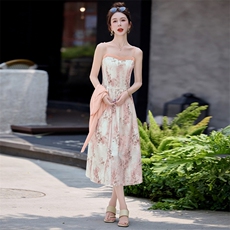 2025夏装新款时尚针织衫搭配吊带裙套装，女装套装/套裙，曼琳思菲