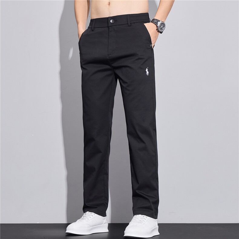 男士夏秋季弹力休闲裤长裤青年百搭时尚男装裤子K594-p45现货外贸图片