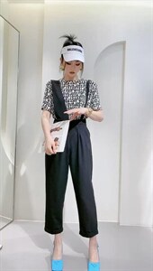 背带裤套装,女装职业装,暗香