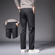 商务休闲裤男士秋季厚款百搭宽松直筒裤春秋高级感小西裤现货款，男装西裤，星座224-3