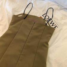 吊带抹胸裙，女装背心吊带，XTZ style