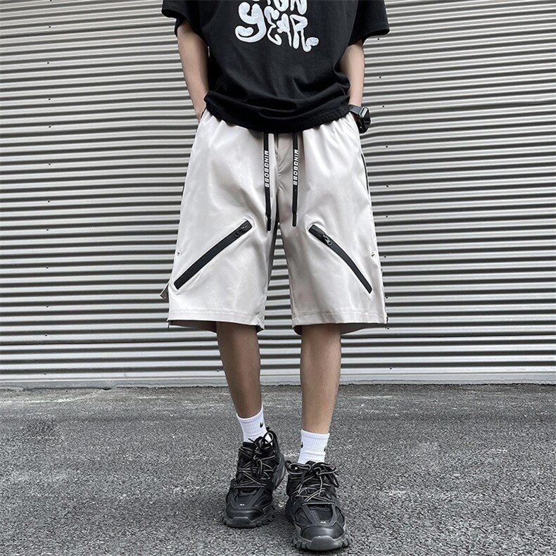 冲锋裤休闲裤工装短裤美式高街ins直筒裤男女潮DK0139-P38,男装休闲裤,星座308B-1