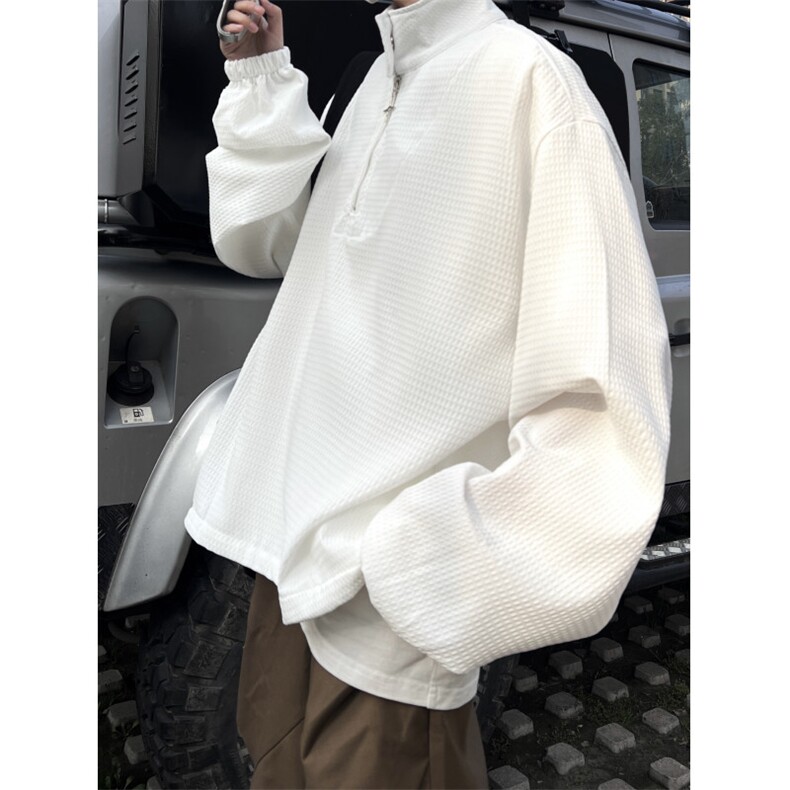 金属设计感长袖T恤，XZ1005-1-TTH0014-批4568,男装T恤,星座1005-1