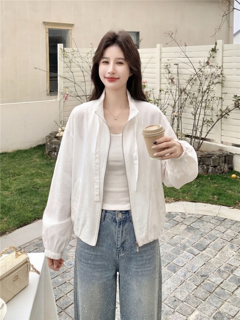 现货春夏主推款棉麻外套防晒衣p125-k198,女装短外套,丝露怡语