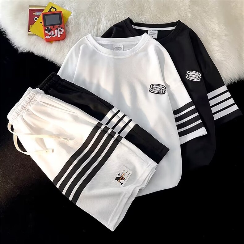 男潮流休闲套装宽松套装运动套装XF18P40，男装休闲套装，星座1116-2