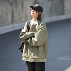 中性风痞帅男装外套美式短款夹克PU皮机车服DSA157B-J206-P90，男装夹克，电商A157B