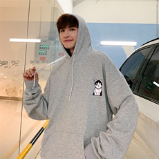 新款港风男秋冬火影陆飞情侣潮男卫衣714-3-WY06-P60码Cv，男装卫衣，星座1404-3