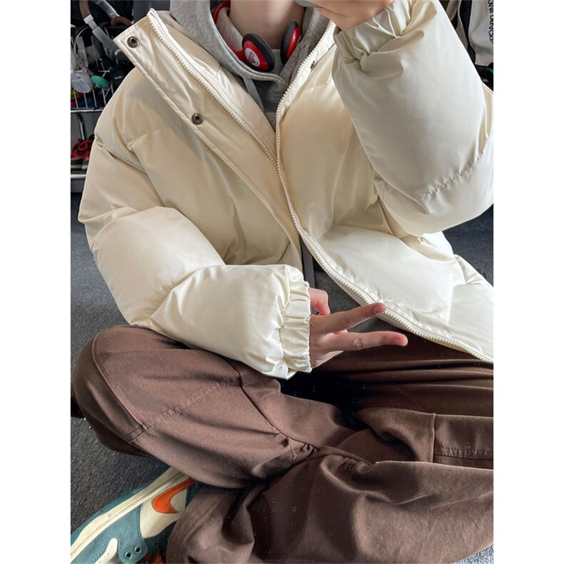 宽松纯色大码休闲加厚保暖连帽棉服棉衣外套M5227-P55【特价】,男装棉衣,电商A007