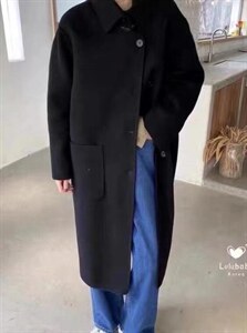 时尚双面羊绒大衣图片