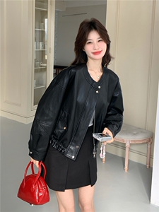 大货已出春季新款PU皮衣外套2199-P175-K245图片