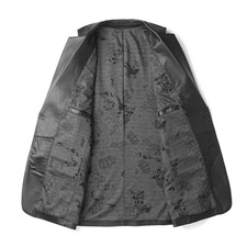 DLSN88987胎牛皮西装修身皮夹克男士外套皮衣男P1500，男装皮衣，电商B360