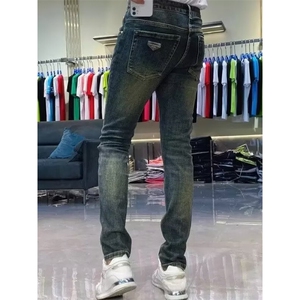 1506-1/K78291/P52欧美高端复古贴布刺绣破洞牛仔裤男秋冬潮牌图片