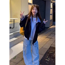 百搭夹克新款原宿简约文艺潮流时尚ins气质慵懒日系流行J620，男装夹克，星座1116A（原606A-3）