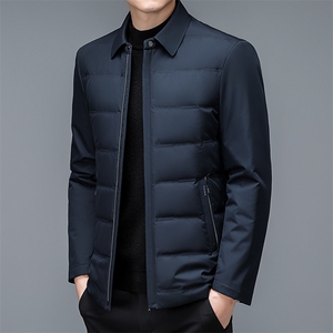 CXY209钱塘2020-2冬季新款商务休闲翻领中年男士厚款羽绒服P170图片