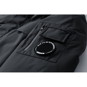 机能新标90白鸭绒真毛领羽绒服貉子毛连帽带 SYR2613-P288图片