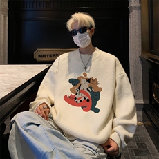 高质量！秋冬季半高领毛衣男加绒加厚线衣男针织衫男MY257-特p38，男装针织衫/毛衣，电商B367