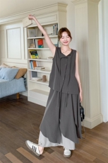 现货小众显瘦韩系高级感两件套套装C258-2589-P145K198，女装套装/套裙，2C258