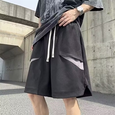 短裤男款运动夏季潮牌美式复古五分裤子D1041，男装牛仔裤，星座1116A-1（原606A）