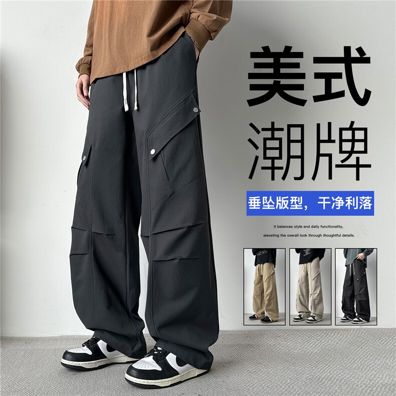 2026春季新款美式大口袋休闲工装裤K666112P38，男装工装外套，星座210-1