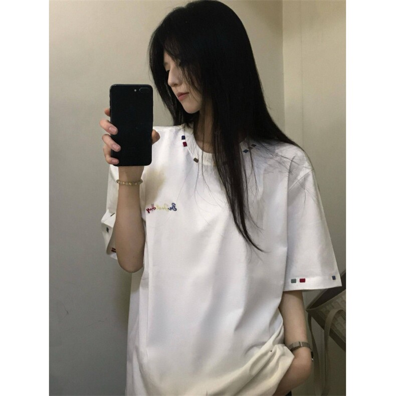 H0515-p35高品质刺绣设计感T恤男女同款情侣T恤,男装T恤,星座617A-2