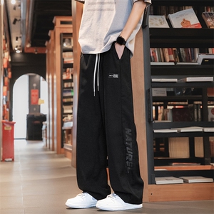 夏季新款卫裤男高街潮ins潮牌直筒休闲长裤潮流韩版AK0616-P40图片