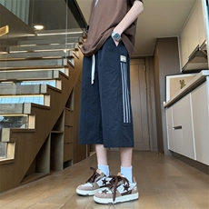 ！夏季男士新款中裤七分裤马裤运动休闲裤XZ617B--K38-特批35，男装休闲裤，星座617B