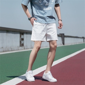 主推不断货短裤男青年大码纯色休闲纯棉三分裤沙滩裤DK8888-P22图片