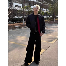 【有货】内衬红色飞行夹克外套夹棉棉服JK507特P67JK507JR特P85，男装夹克，星座908-1