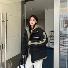 冬季假两件棉服男女同款加厚保暖棉衣棉袄外套M082-特价P63，男装棉衣，电商A007