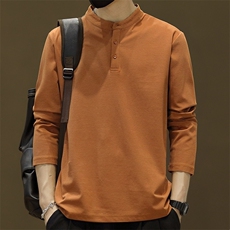 卫衣男潮流春秋长袖宽松休闲简约打底体恤衫TW6134-P55，男装T恤，星座1105-3