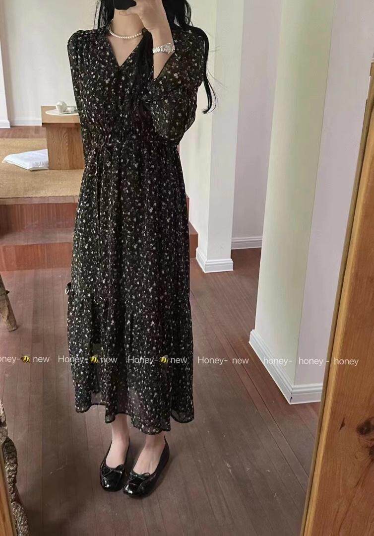 碎花连衣裙，女装连衣裙，泰靡(2F)