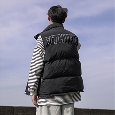 高品质cityboy冬季宽松大码棉马甲背心外套A0173002P85，男装背心/马甲，电商A017