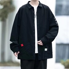 长袖衬衫男港风日系外套C3028P33，男装衬衫，星座1116-2